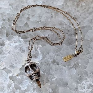 Pamela Love Skull and Spike Necklace